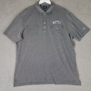 Kuhl Polo Shirt Adult XL Gray Performance Golf Breathable Sierra Nevada Casual